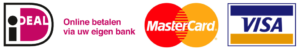 Ideal Online betalen via uw eigen bank, Mastercard, VISA